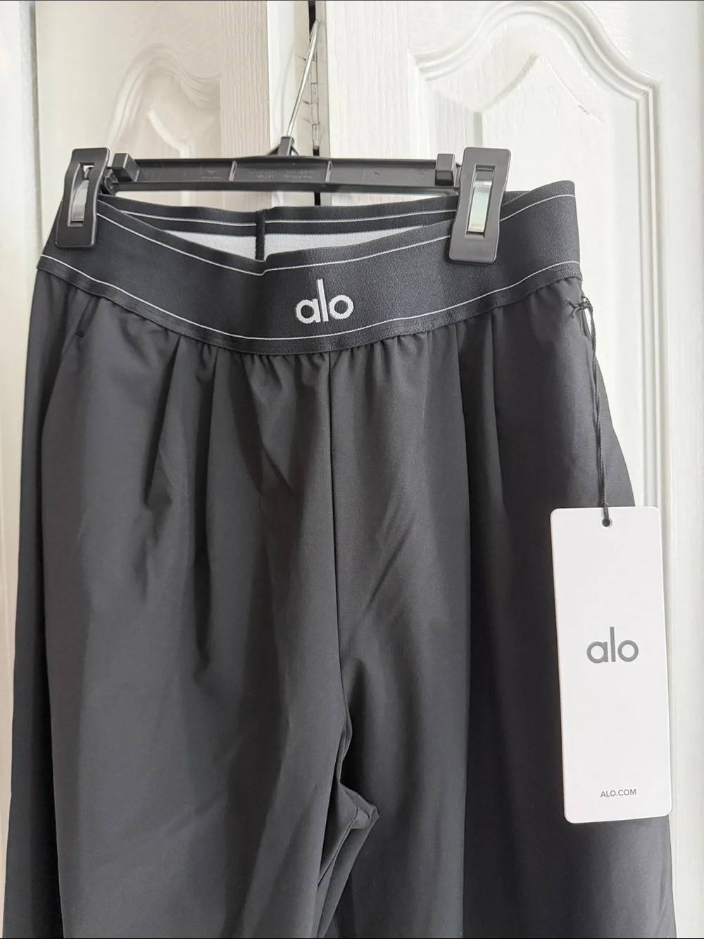 ALO Yoga Black Suit Up Trouser (Regular)